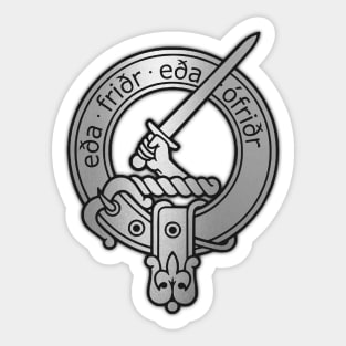 Clan Gunn Crest - Old Norse Sticker